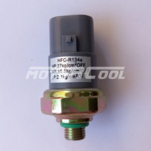 Датчик давления RC-U0454 для Acura/Lexus/Toyota, 3/8-24 UNF Male. HP: 27 Off, MP: 15.5 Off  LP: 2.1 kgf/cm2 Off, HFC-R134a.