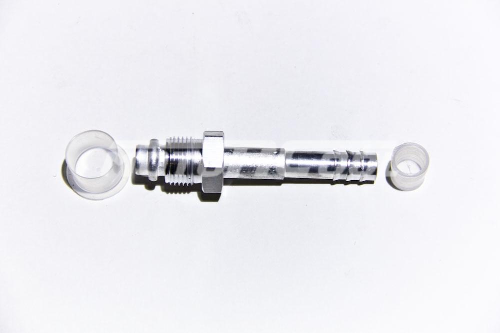 Фитинг RC-U07084 соед., под обжимку, алюминий, Ø резьбы 7/8" 14 UNF, Ø трубки 5/8", G10, №10, #10 (13мм), 180°, без стакана, O-Ring. 07078 1455024211