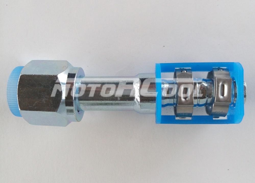 Фитинг RC-U07185 соед., под клипсу, сталь, гайка 7/8 14 UNF- сталь, диаметр трубки 5/8, G10, №10, #10 (13мм), O-Ring 180°, елка Air-o-Crimp.. 07185 1473666401