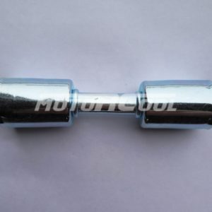 Фитинг RC-U07204 врезной «сростка», под обжим, сталь, 1/2, G8, №8, #8 (10мм), 180°, со стаканами под толстостенный шланг.