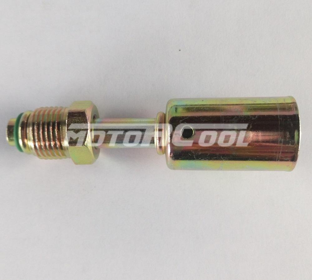 Фитинг RC-U072225 соед., подвижная гайка, сталь, Ø резьбы 5/8" 18UNF, Ø трубки 3/8", G6, №6, #6 (8мм), 180°, со стаканом, O-Ring. Фитинг RC-U072225 соед., подвижная гайка, сталь, Ø резьбы 5/8" 18UNF, Ø трубки 3/8", G6, №6, #6 (8мм), 180°, со стаканом, O-Ring.