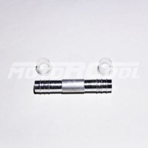 Фитинг RC-U0733 врезной «сростка», под обжим, алюминий, 1/2, G8, №8, #8 (10мм), 180° без стаканов.