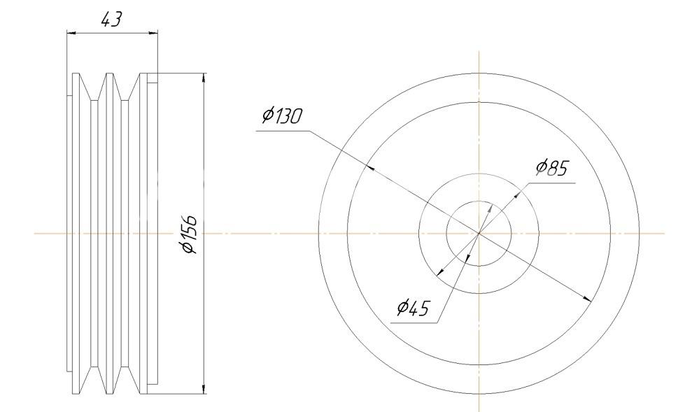 Шкив RC-U08121 7РК к модели RC-U08119 (Denso 10P30С) наруж. Ø 156 mm., посад. Ø 45mm, внутр. Ø 130mm, высота 43 mm. Шкив RC-U08121 7РК к модели RC-U08119 (Denso 10P30С) наруж. Ø 156 mm., посад. Ø 45mm, внутр. Ø 130mm, высота 43 mm.