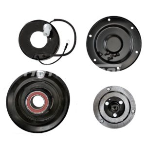 Комплект RC-U08128Э 12V шкив 145*52*30мм, приж. пластина, пыльник, муфта. Аналог Denso, 8PK, pully outer D-144, на John Deer.