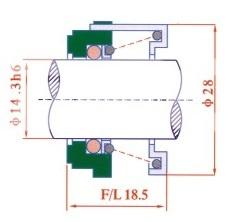 Сальник компрессора RC-U08303 Ford FS6/6P/6E/10P,Denso10P17/10P08E/10P13/10P15/10PA17/6P127A/6P127B/6P134/ 6P148 Сальник компрессора RC-U08303 Ford FS6/6P/6E/10P,Denso10P17/10P08E/10P13/10P15/10PA17/6P127A/6P127B/6P134/ 6P148