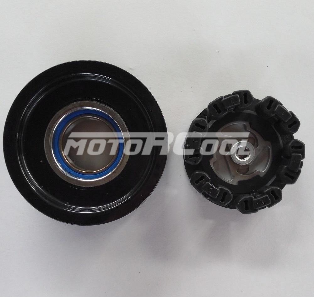 Комплект RC-U08439 шкив:6-PK Ø 105/100*36*28мм, посад. Ø 35мм, примен.:Benz W163/W203/T202/C208, NipponDenso, 7SEU17C. Комплект RC-U08439 шкив:6-PK Ø 105/100*36*28мм, посад. Ø 35мм, примен.:Benz W163/W203/T202/C208, NipponDenso, 7SEU17C.
